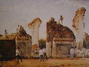 Cristobal Rojas Ruinas de Cua despues del Terremoto de 1812 Sweden oil painting artist